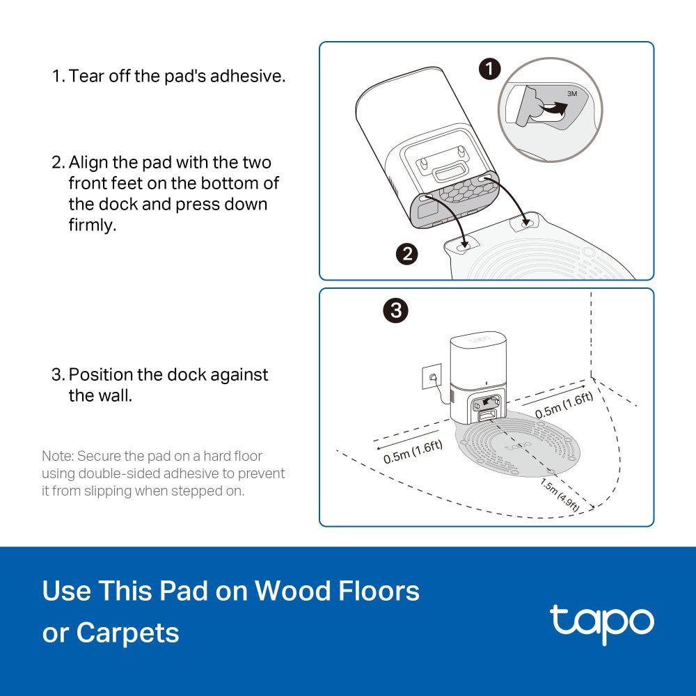 TP-Link Tapo RVA411 Tapo Robot Vacuum Waterproof Mat