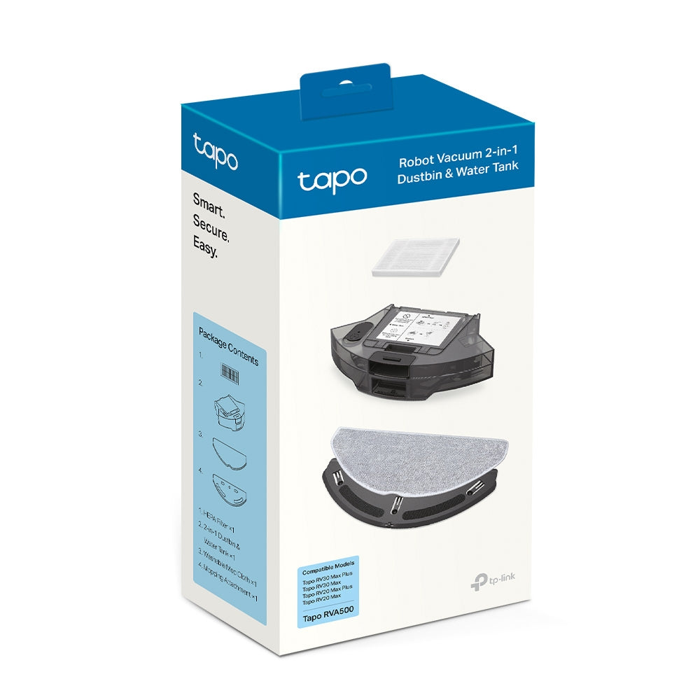 TP-Link Tapo RVA500 Tapo Robot Vacuum 2-in-1 Dustbin & Water Tank