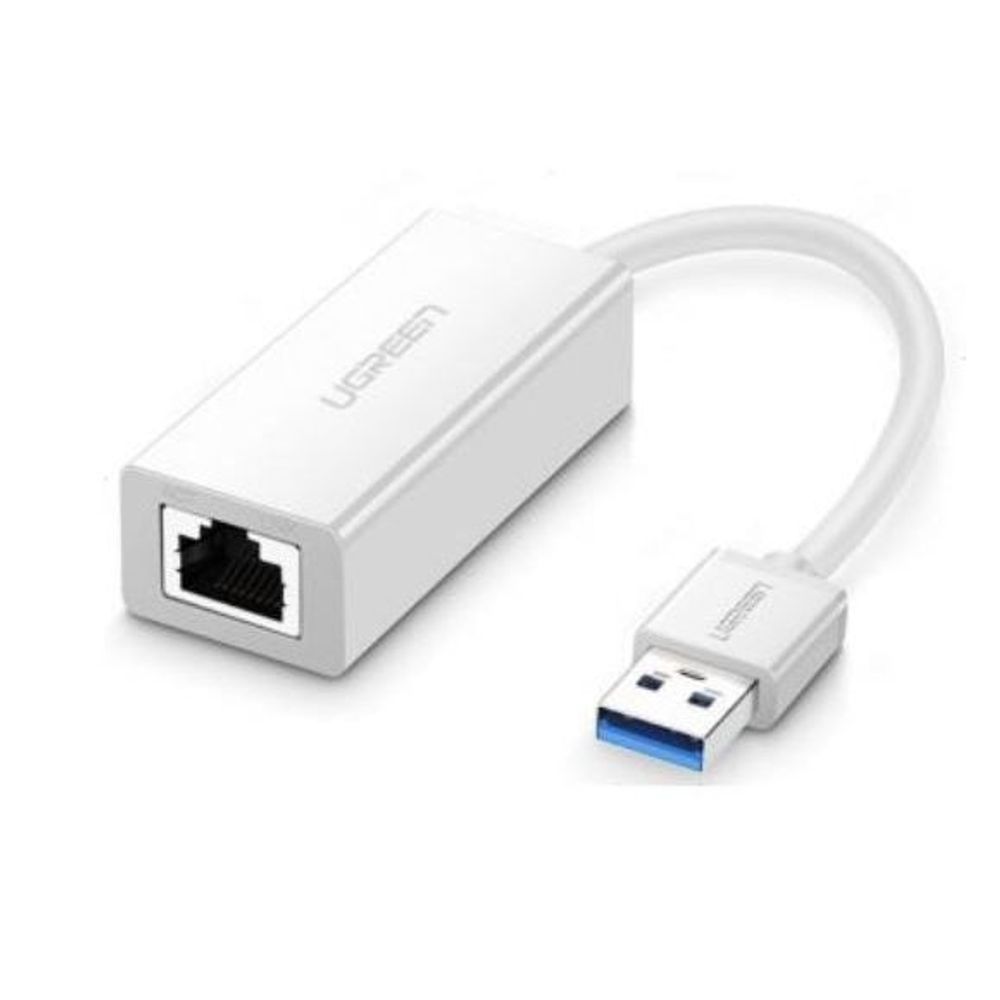 UG-20255 - UGREEN USB3.0 Giga Lan Card--ABS case white ABS 10CM