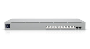 Ubiquiti UniFi Pro XG 10 PoE 1U, professional-grade 10-port, Layer 3 Etherlighting™ PoE+++ switch with (10) 10 GbE and (2) 10G SFP+ ports