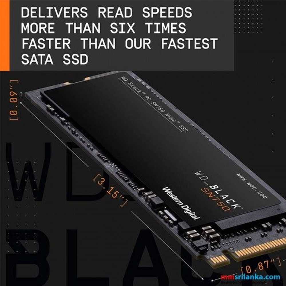 WD Black 250GB SN750 M.2 2280 PCIe 3D NAND SSD