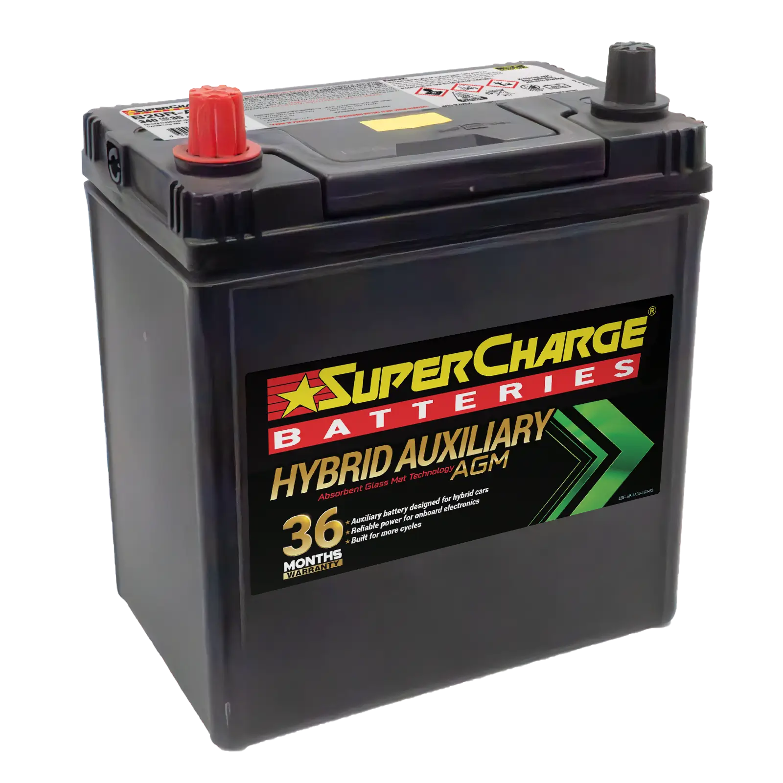 B20R-AGM - Supercharge Hybrid Auxiliary B20R-AGM Battery