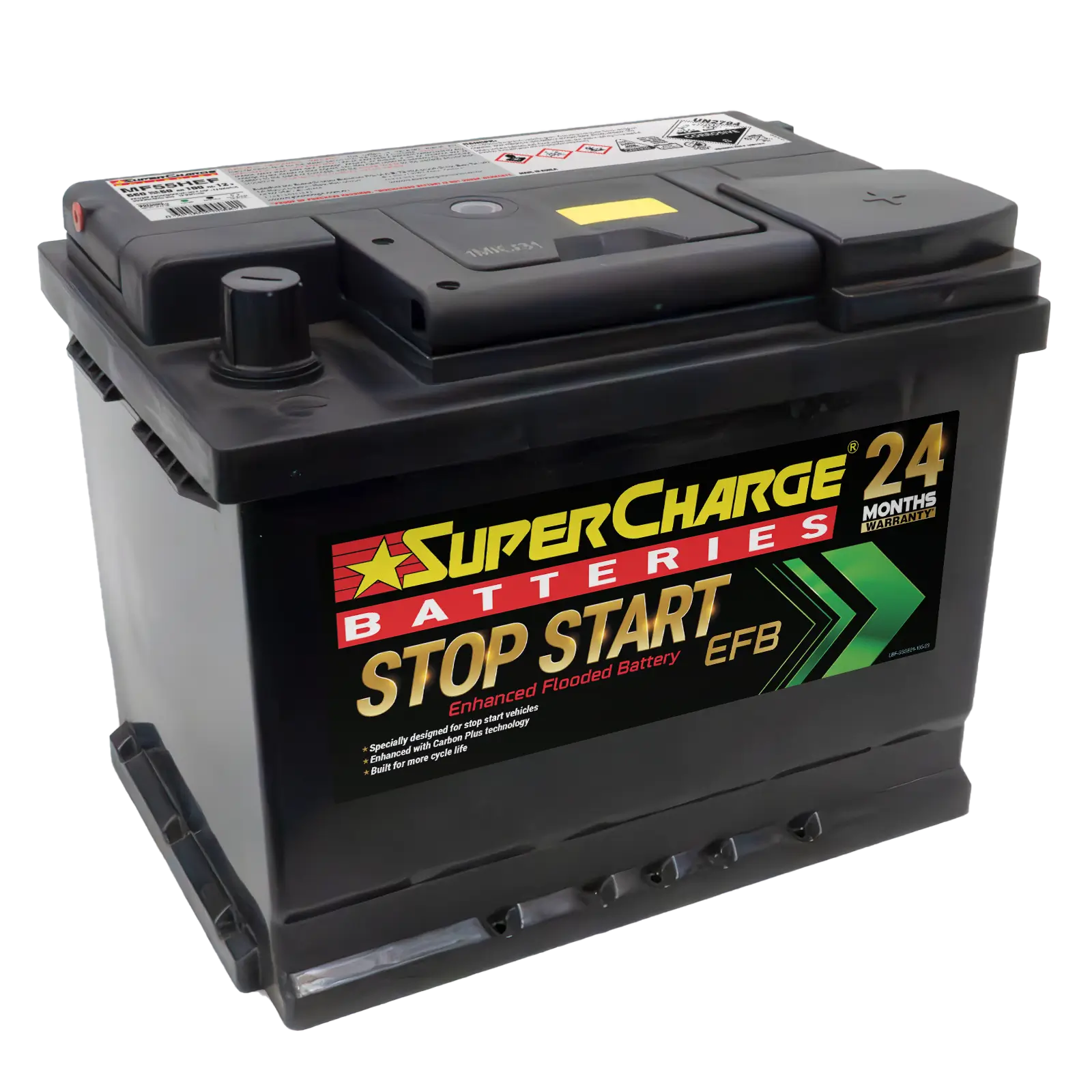 MF55HEF - Supercharge Stop/Start MF55HEF Battery