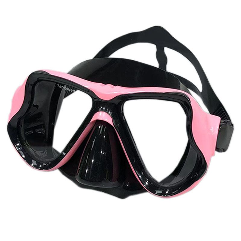 Premium Dive Mask with Corrective Lenses Pink