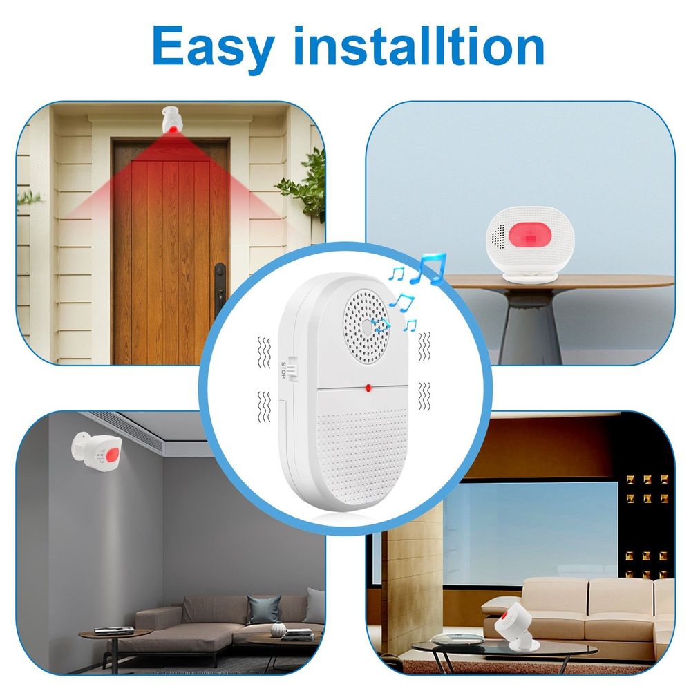 Wireless Caregiver Pager with Motion Sensor Alert