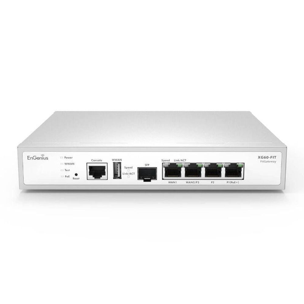 XG60-FIT - EnGenius FitXpress 4-Port Gig PoE+ Dual-Core 2.1GHz Gateway