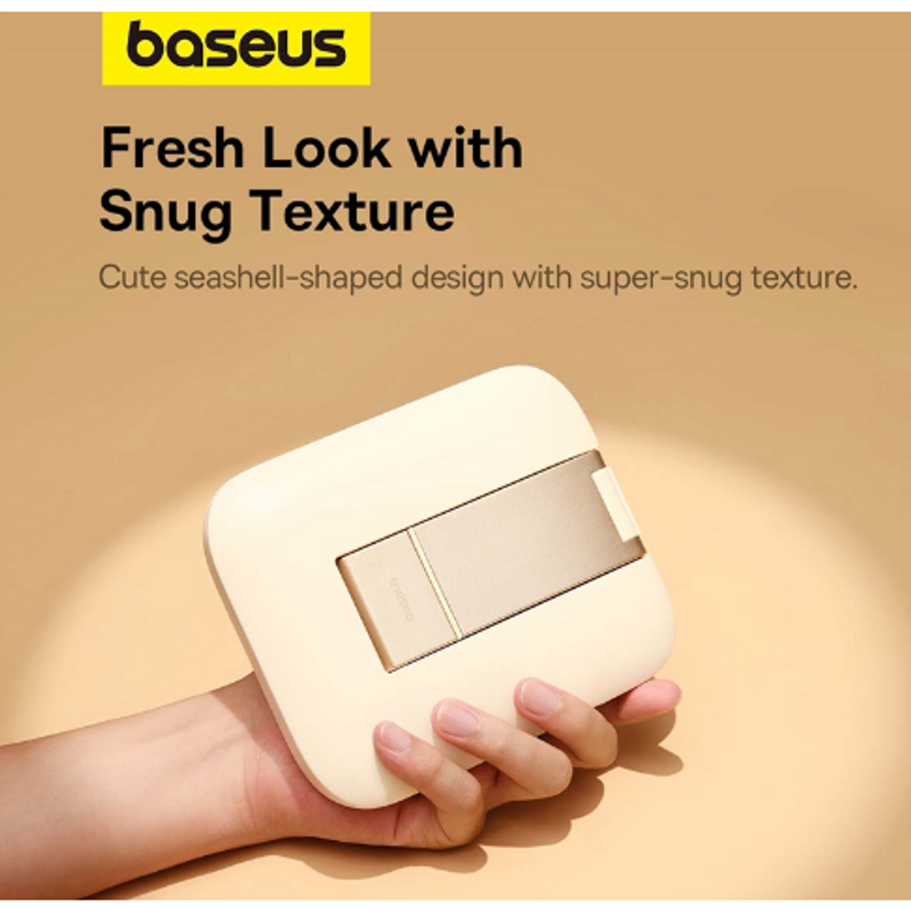 BAS34636 - Baseus Seashell Series Folding Tablet Stand Baby Pink