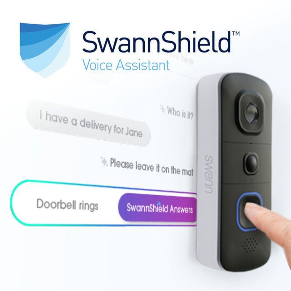 SWIFI-SEVDBC-GL - Swann EVO Wireless Video Doorbell & Chime