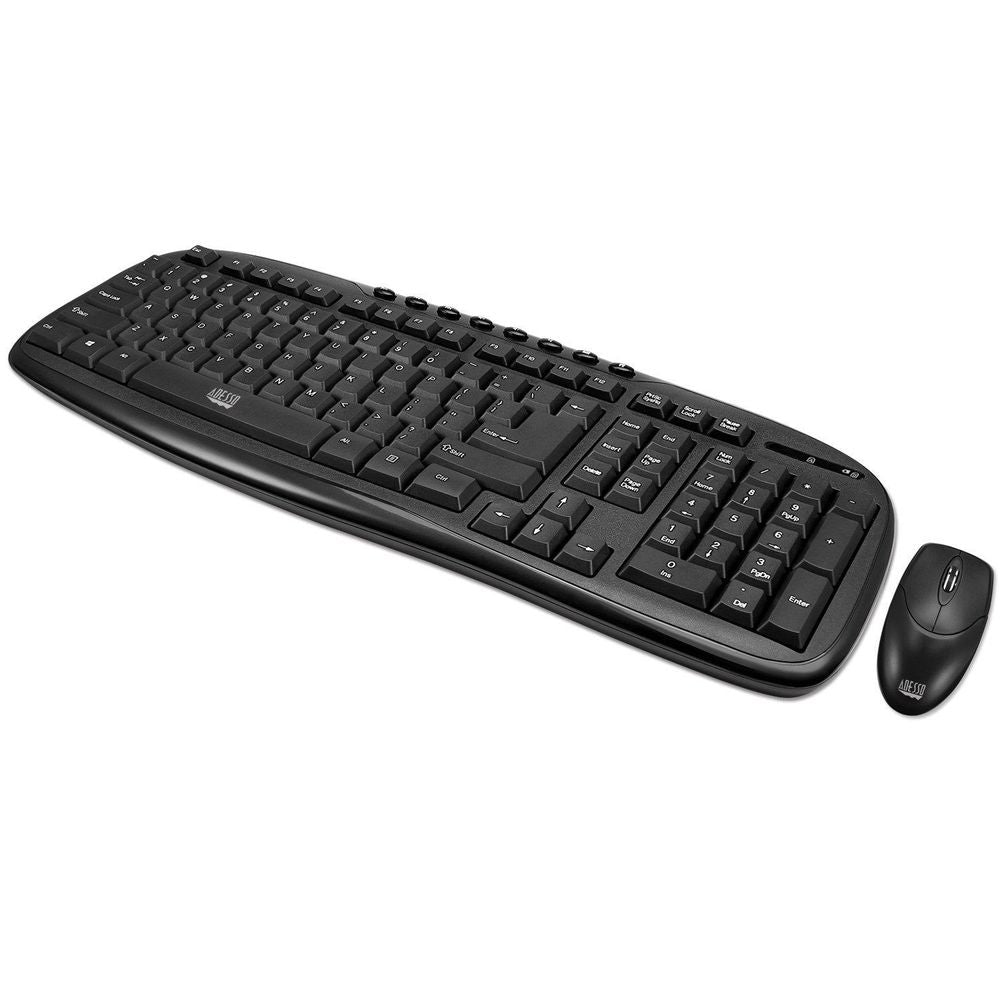 ADS-KBWKB-1330CB - Adesso WKB-1330CB 2.4Ghz Wireless Keyboard&Mouse Combo