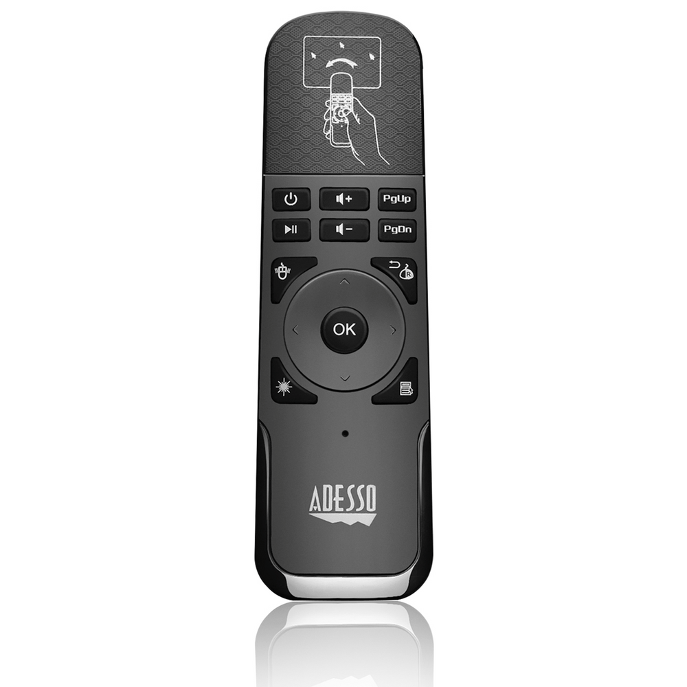 ADS-MSWKB-4010UB - Adesso SlimTouch 4010 Wireless Air Mouse Remote