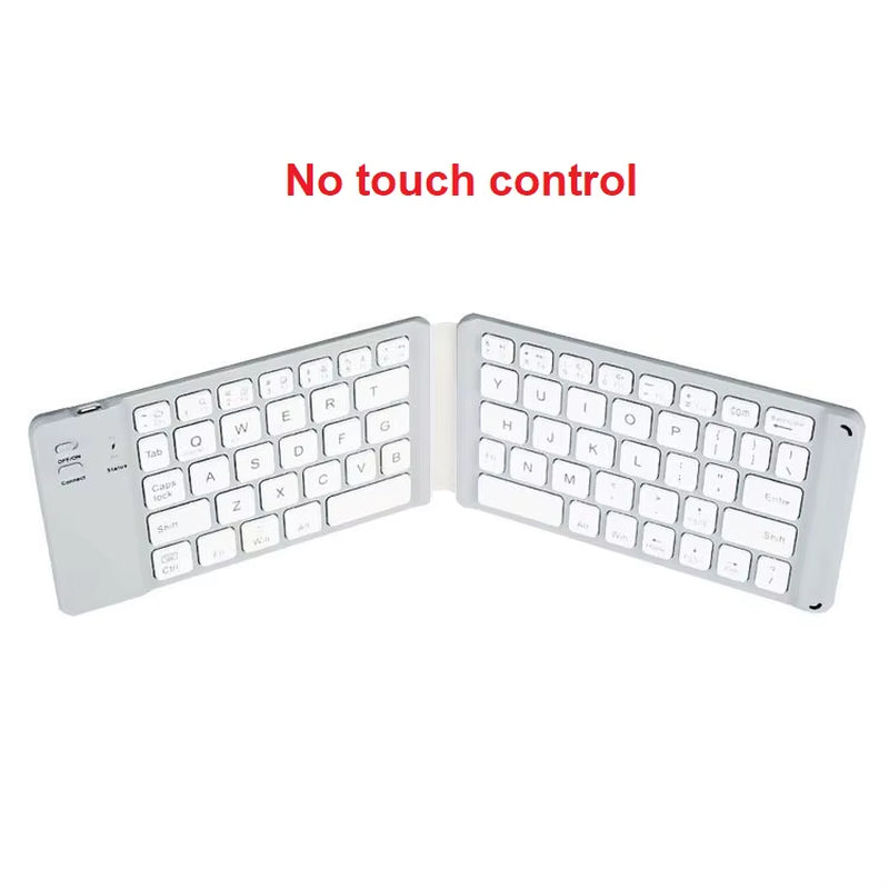 EDUP Wireless Bluetooth Folding Keyboard Default White