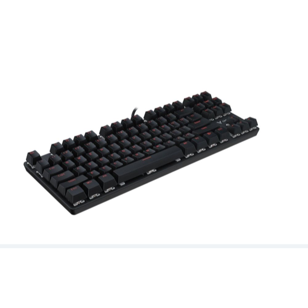 RAPOO-V500PRO-YB - Rapoo V500 Pro Backlit Mechanical Spill Resistant, Metal Cover Gaming Keyboard, Yellow Blue