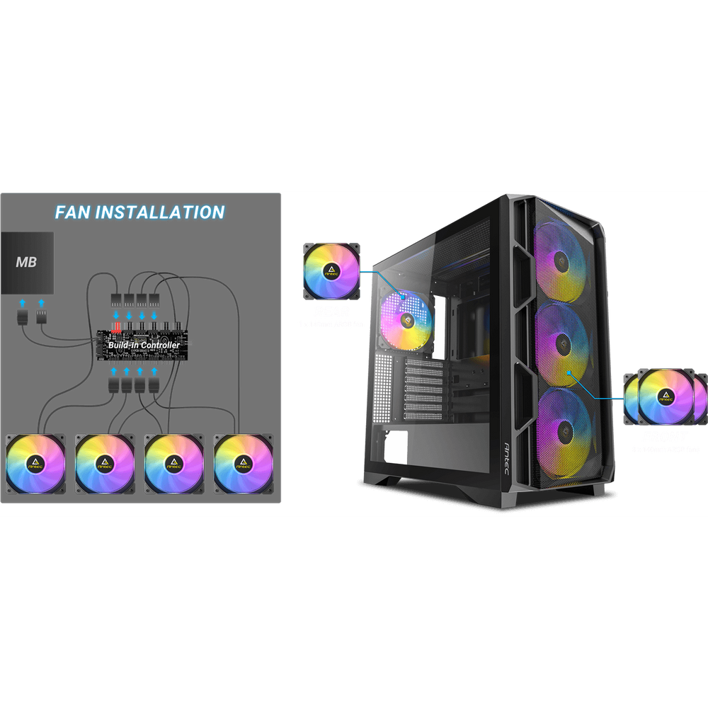 Antec AX1000 ARGB gaming case