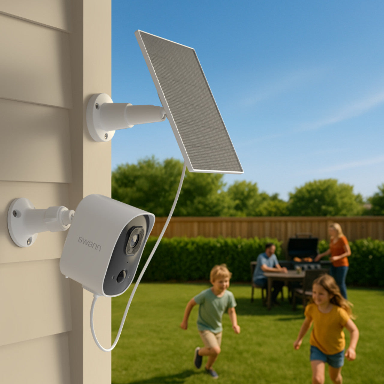 SWIFI-SE2KBCSOL-GL - Swann Evo 2K Wireless Security Camera w 32GB Card / SOLAR5 panel