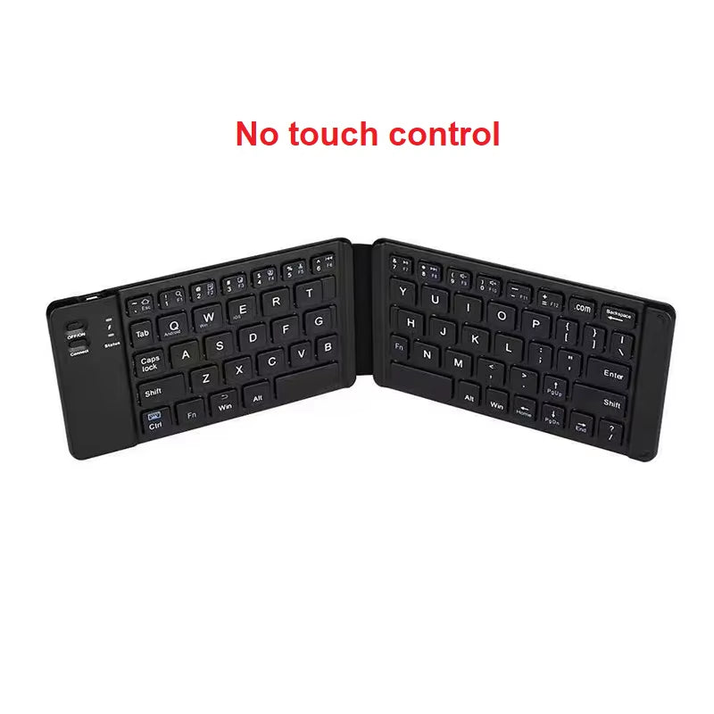 EDUP Wireless Bluetooth Folding Keyboard Default Black
