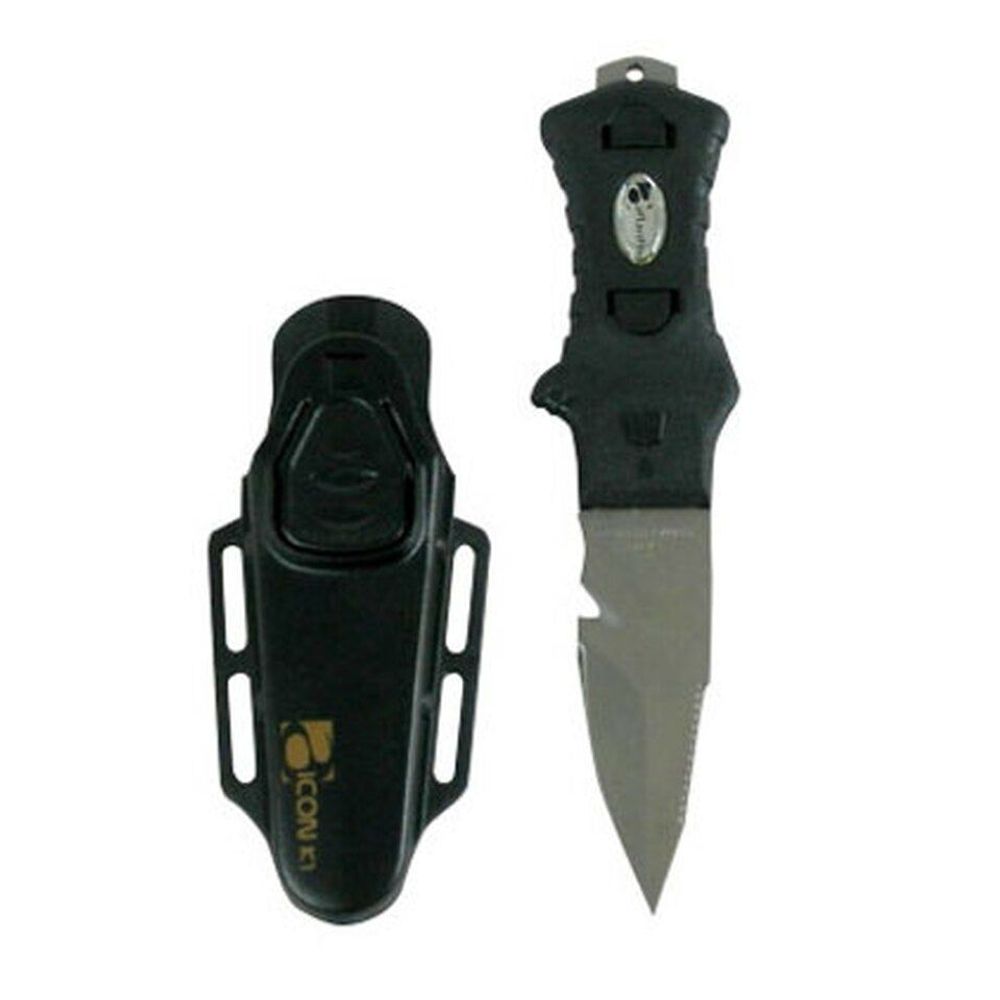 Atlantis Icon K1 Compact Dive Knife Black