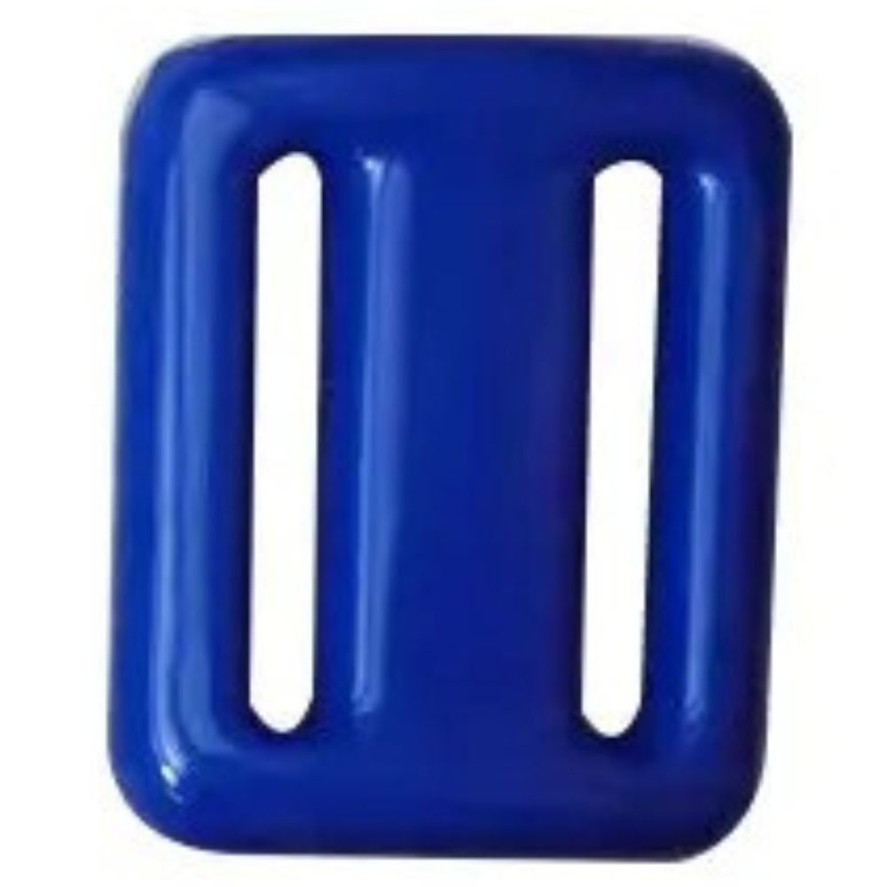 1kg Coated Lead Diving Weights Blue