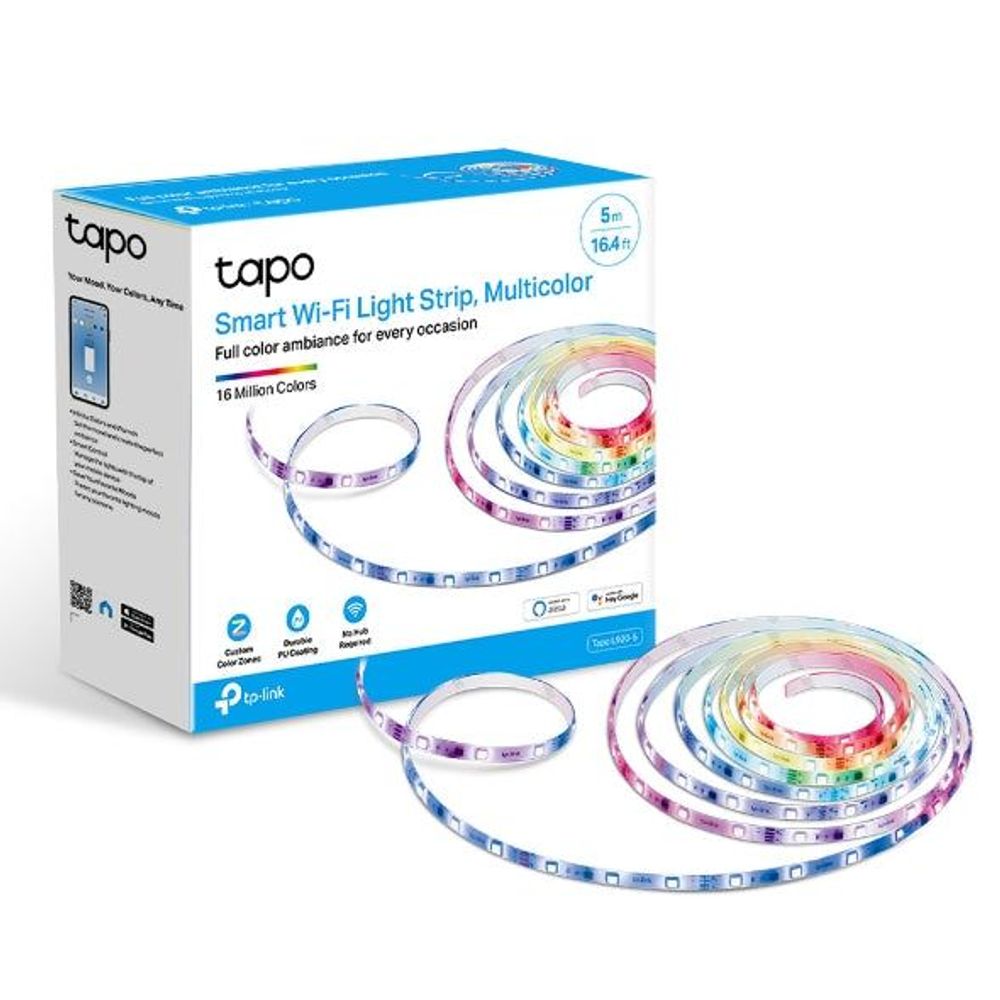 TL-TAPOL920-5 - TP-Link Tapo L920-5, Smart Wi-Fi Light Strip, Multicolour, 20.5watt, 220-240 V, 50/60 Hz