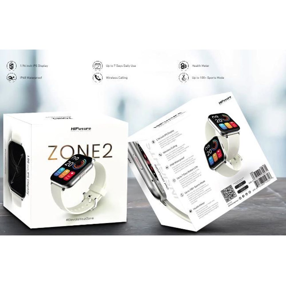 HIF81244 - HiFuture Zone2 smartwatch, 1.94" Display, Black