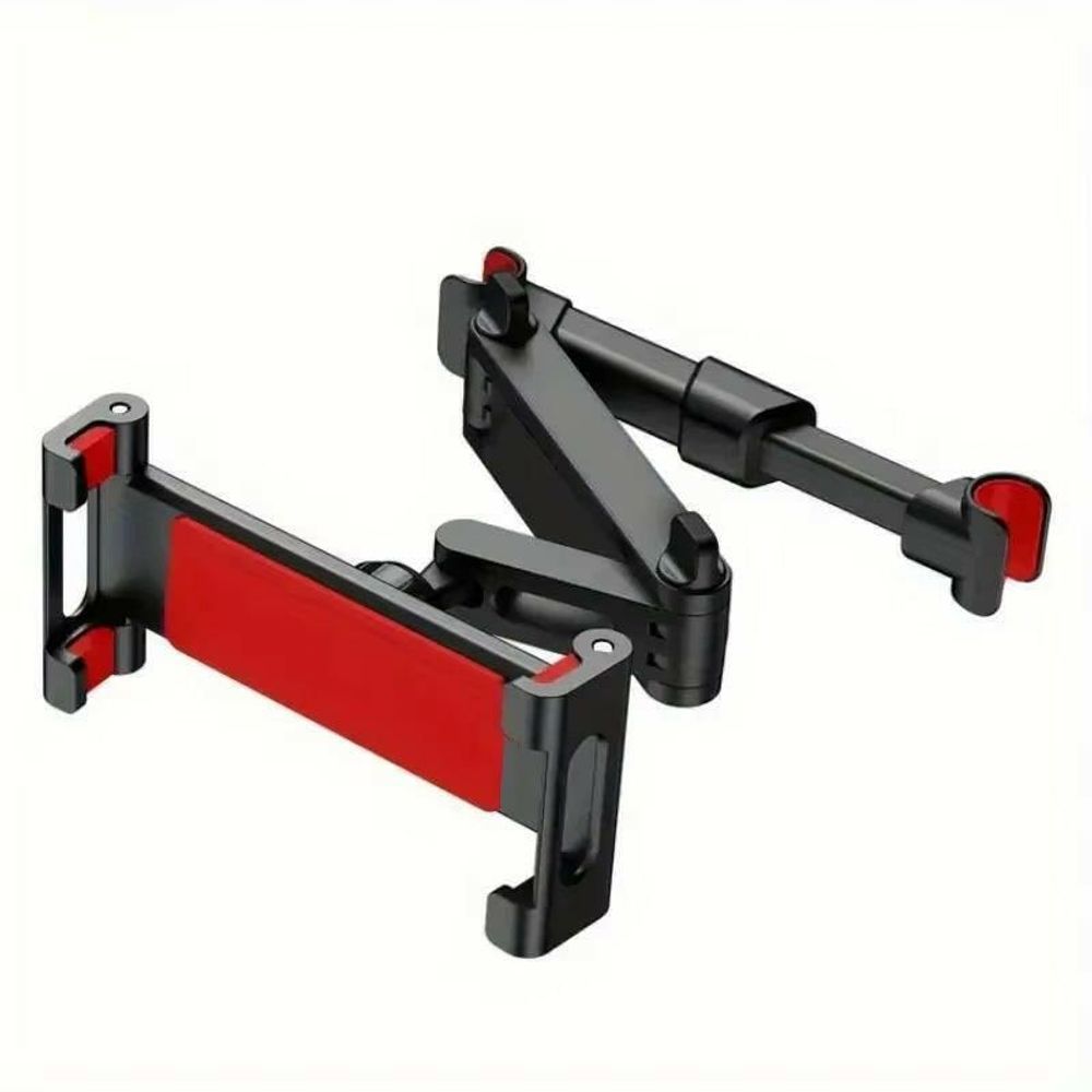 Car Tablet Holder - Headrest Mount Cradle for iPad Air, Mini, and 4.7-12.9" Devices Red