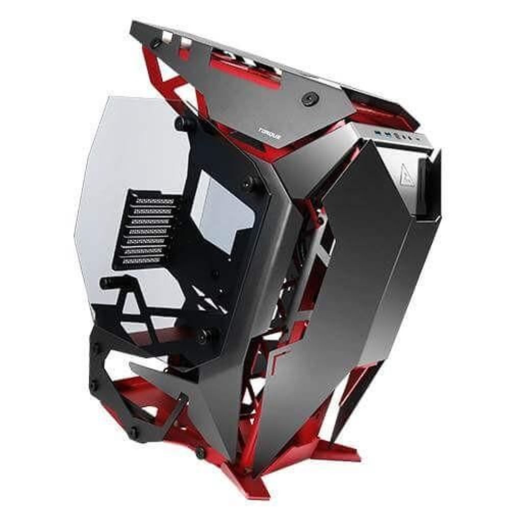 CASE-ANT-TORQUE - Antec Torque black/red open frame. Mid Tower Case