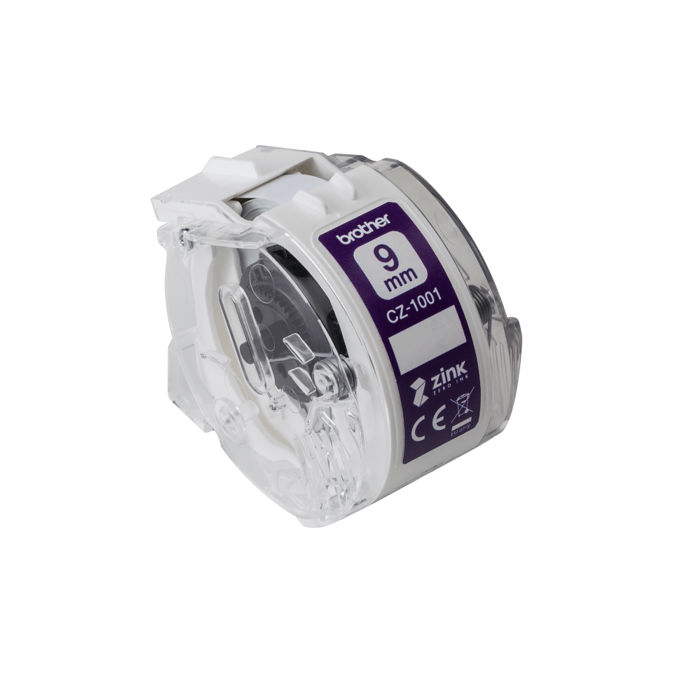 Brother CZ-1001 9mm Printable Roll Cassette