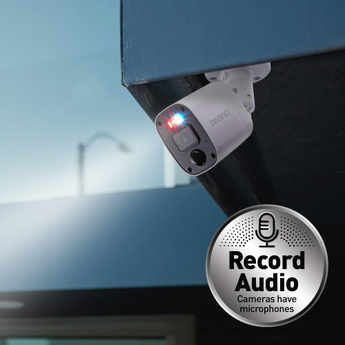Swann 8-channel 2K DVR security system with 6 bullet cameras