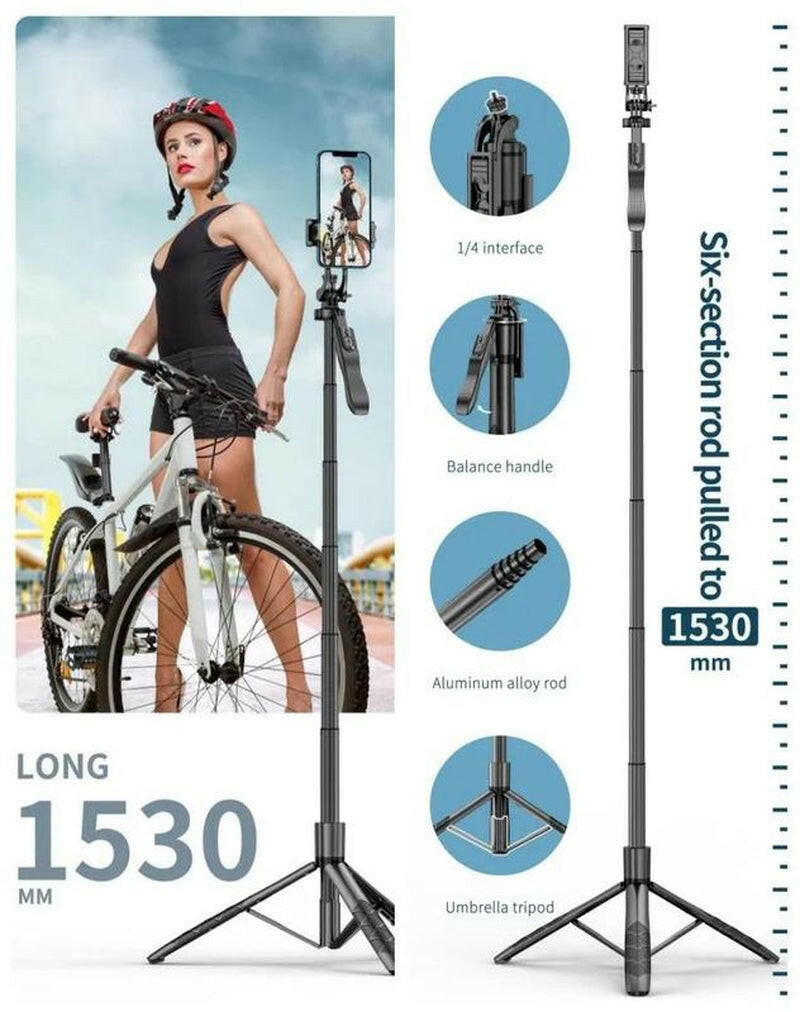 Everything Included- Gimbal Auto Face Tracking- Combo Pack- W/ Extendable Selfie