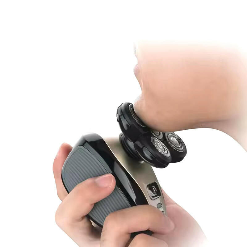 2025 Waterproof Rotary Electric Shaver and Beard Trimmer with 5 Heads - Rechargeable