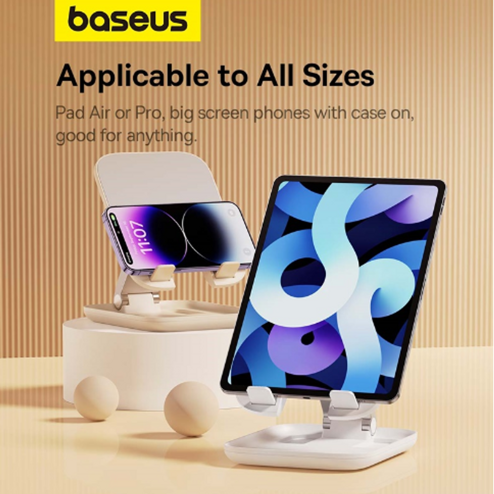 BAS34636 - Baseus Seashell Series Folding Tablet Stand Baby Pink