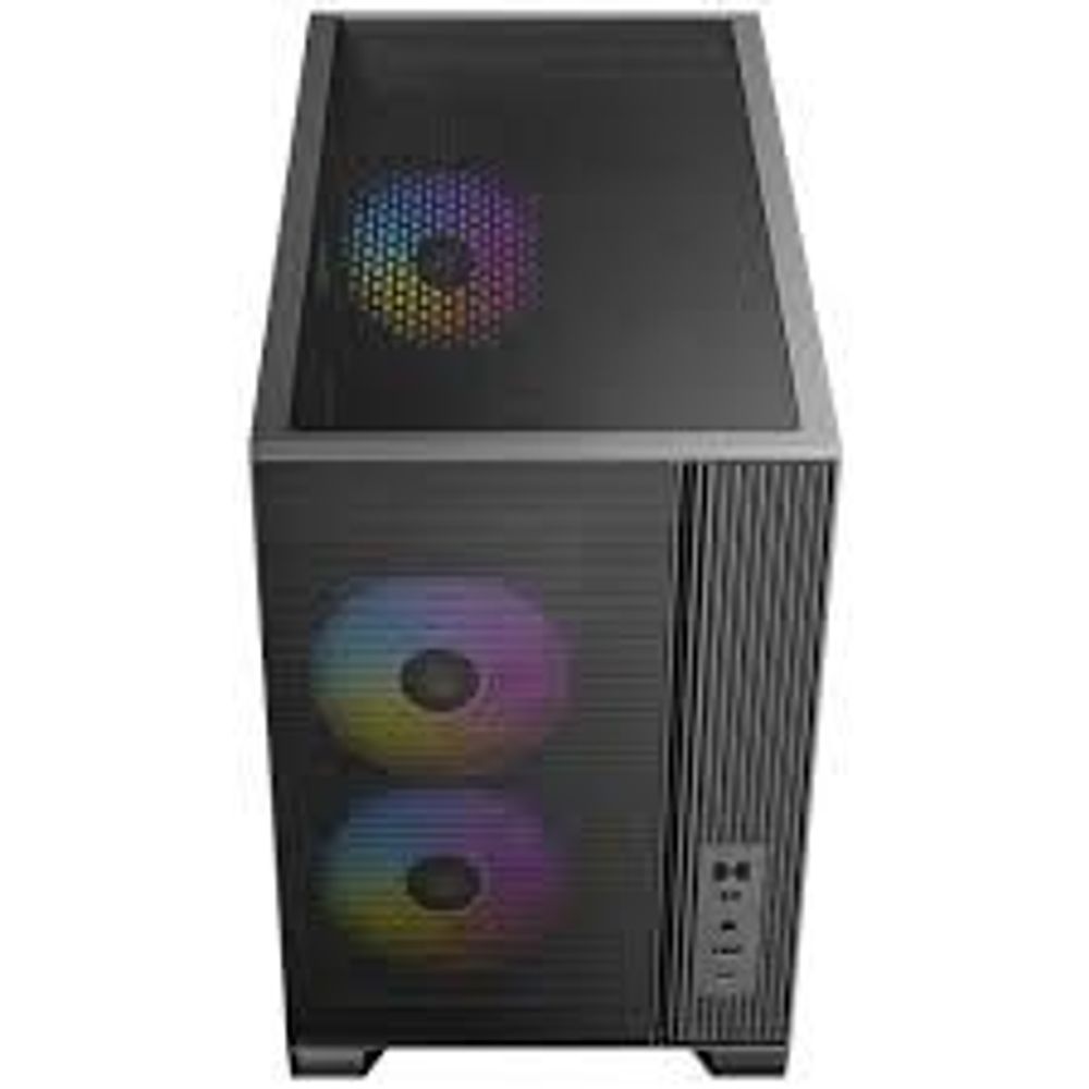 Antec Flux M MicroATX case 3x ARGB fans and 3 PWM fans