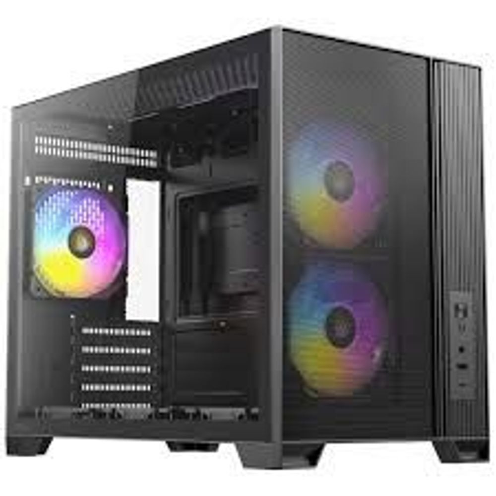 Antec Flux M MicroATX case 3x ARGB fans and 3 PWM fans Default Title