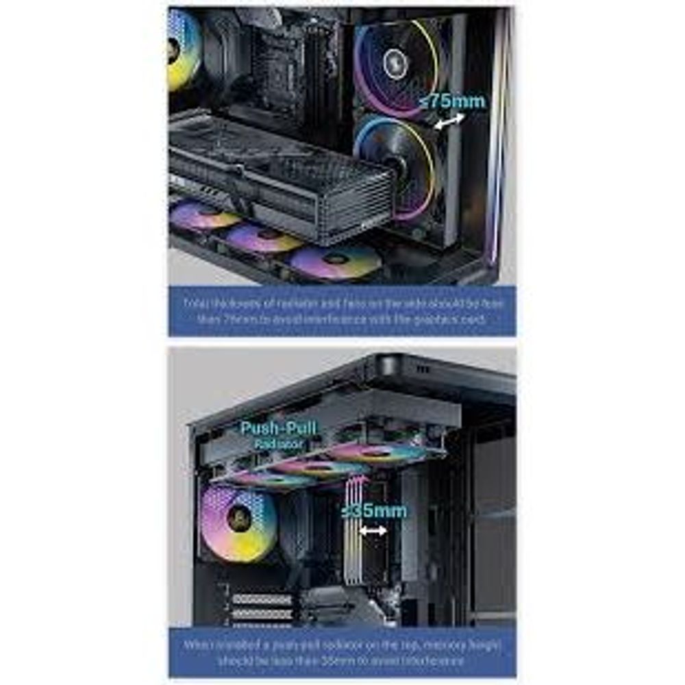 Antec C5 Curve ARGB Black mid tower case