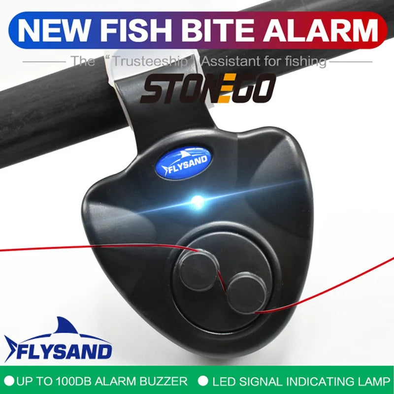 Advanced Electronic Fishing Rod Bite Alarm with Loud Siren and Dual Day/Night Indicator - Battery Included