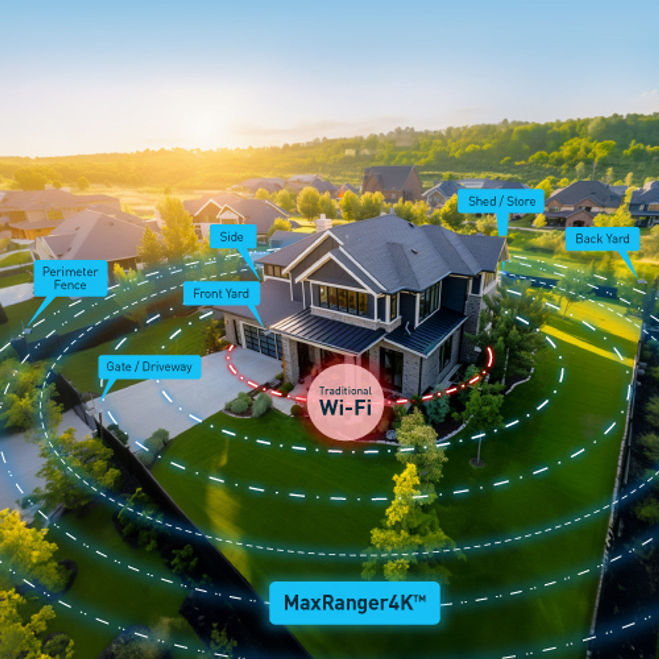 SWNVW-MAXV2CAM-GL - MaxRanger4K v2 Solar Wireless Security Camera - 1 Pack Color Box