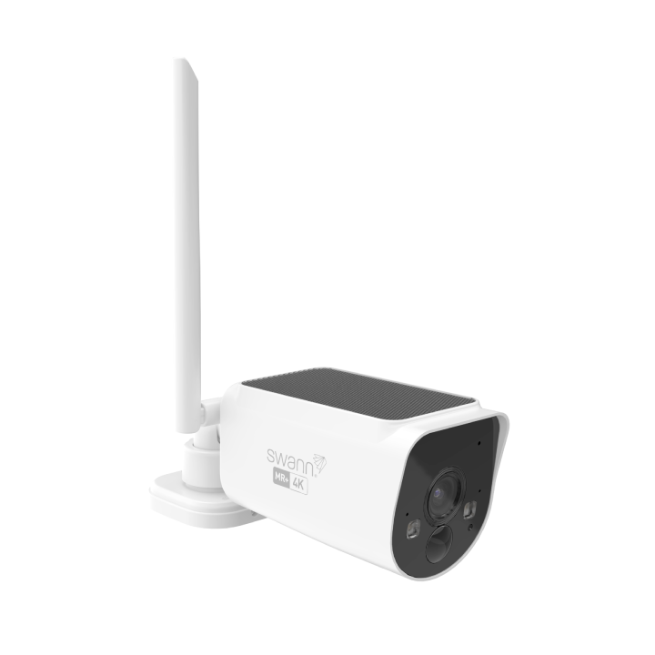 Swann MaxRanger4K solar 3 camera security system with gutter mounts