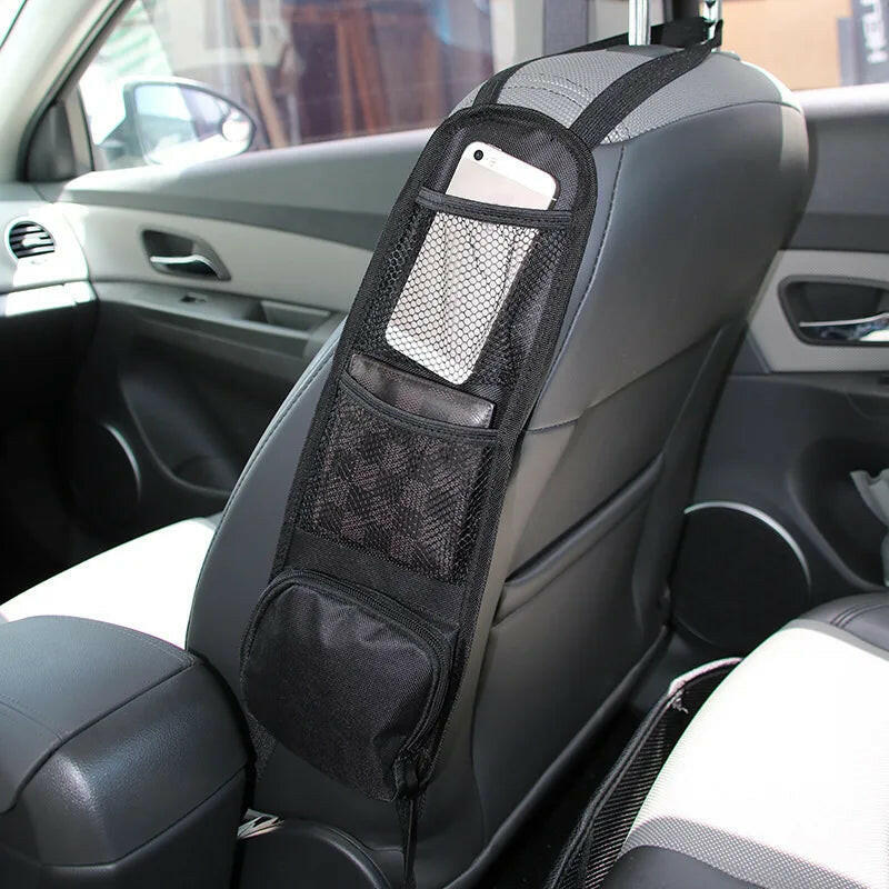 Car Backseat Organizer with Touch Screen Tablet Holder Auto Storage Pockets Cover Car Seat Back Protectors Car Accessories Side Storage 1pc