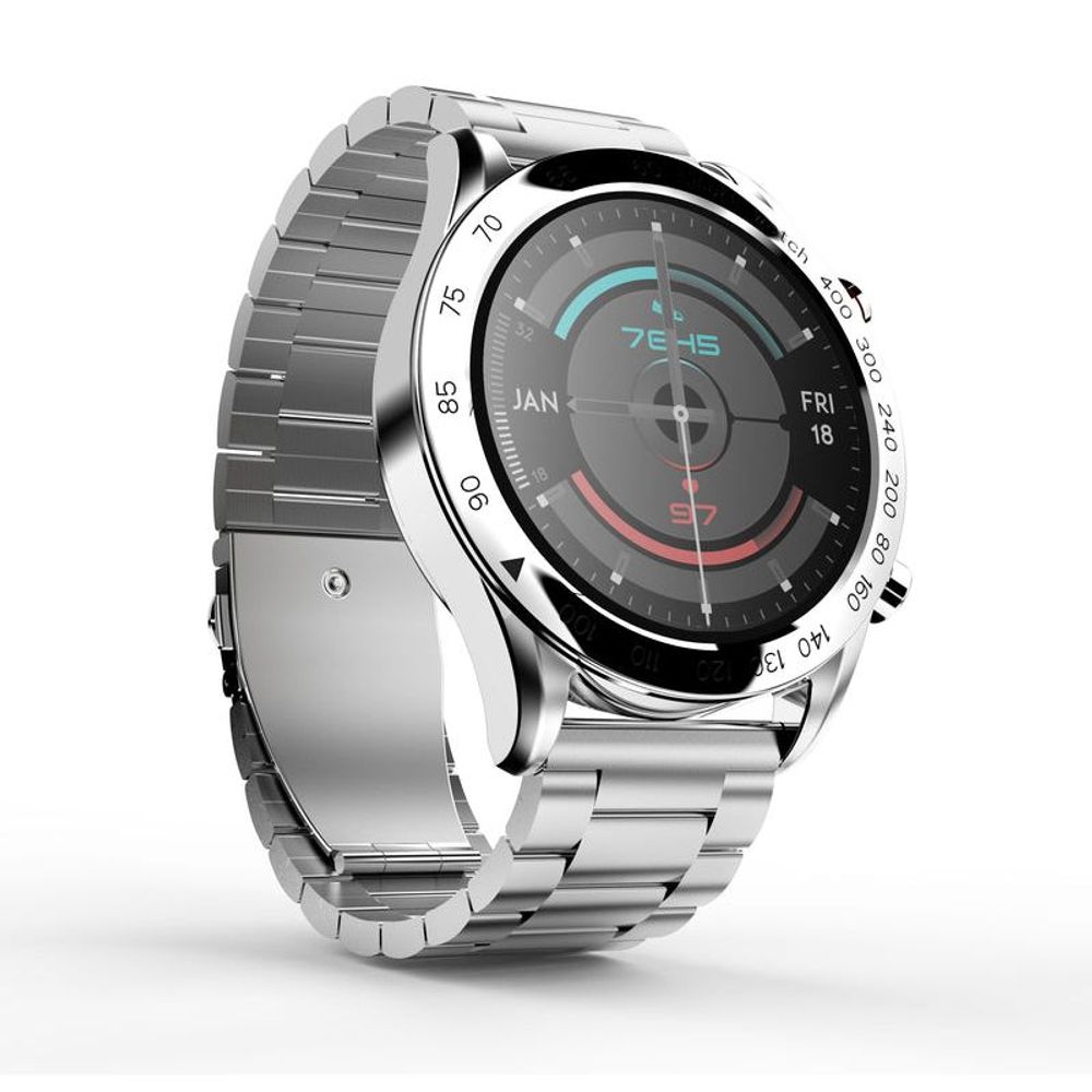 HIF80919 - HiFuture FutureGo Pro Stainless smartwatch, 1.32 " FHD full display, Silver