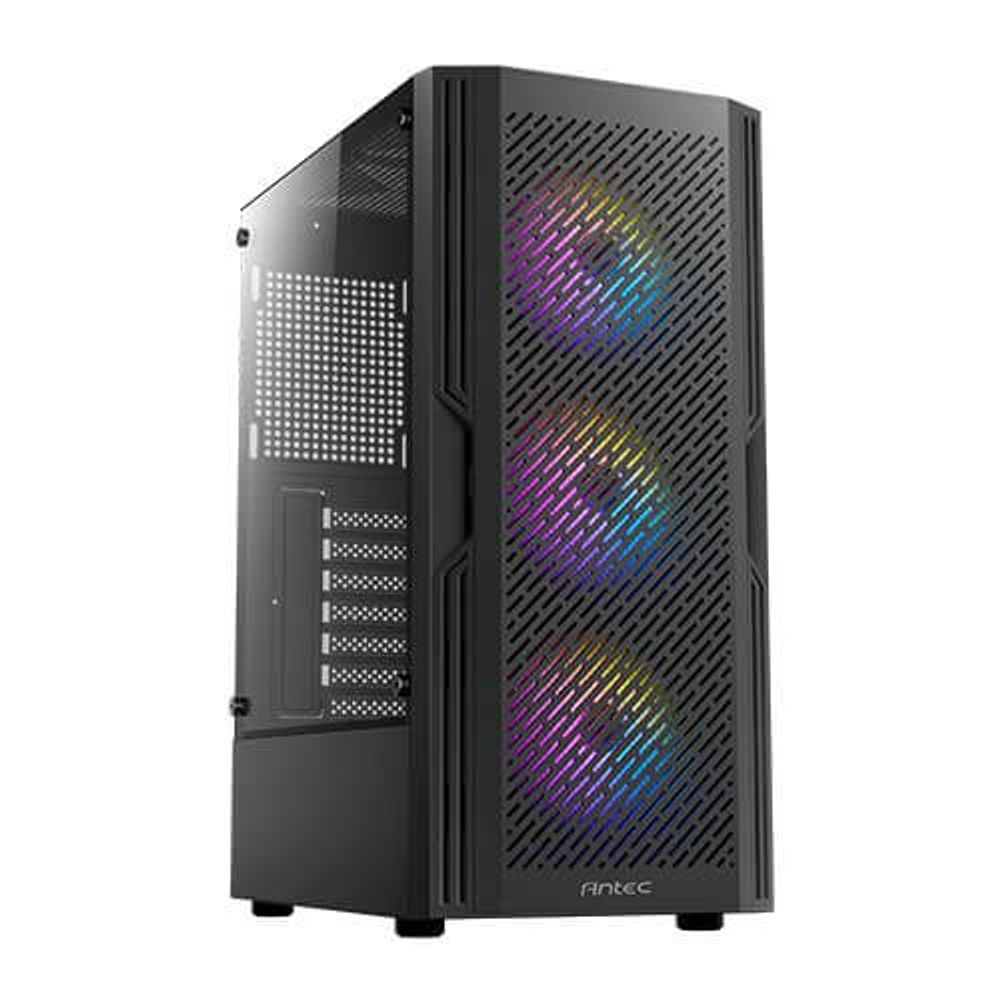 CASE-ANT-AX20 - Antec AX20 with 3 x 120mm RGB Fans. Mid Tower Case