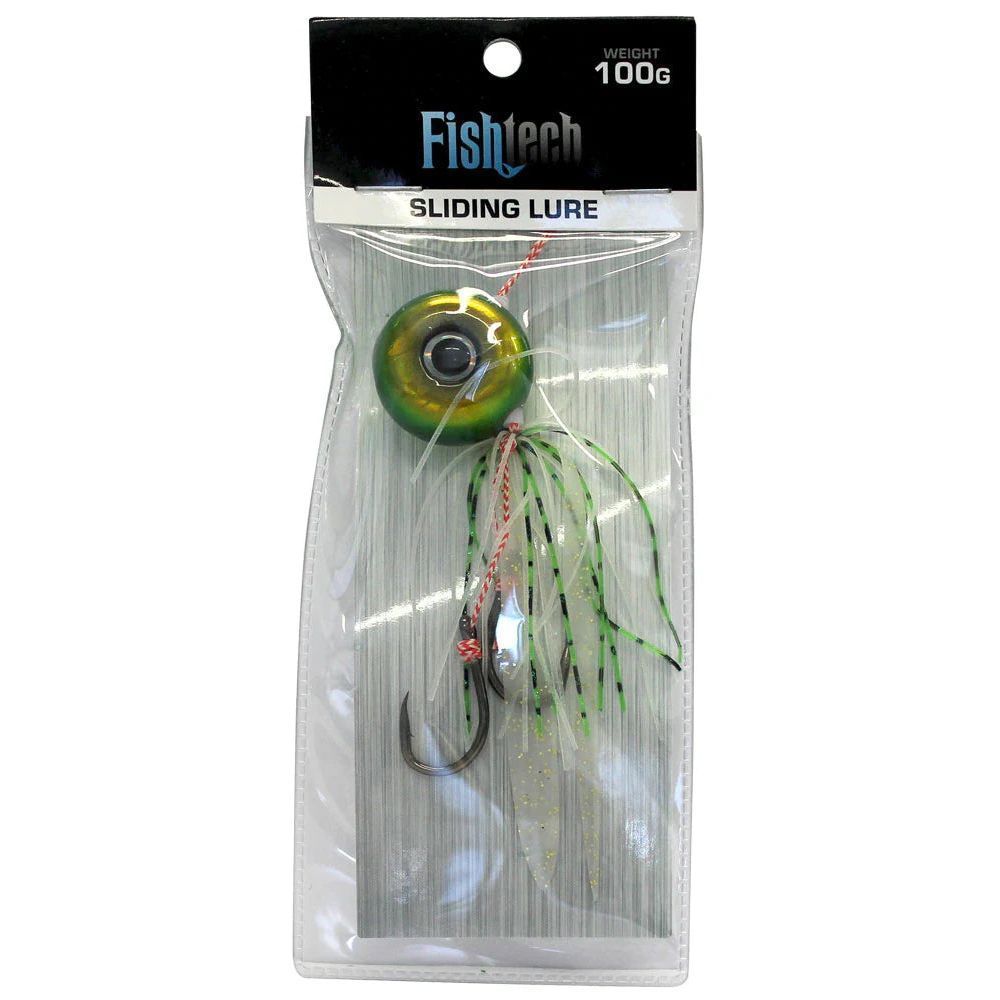Fishtech Slippery Slider Lure 100g Green