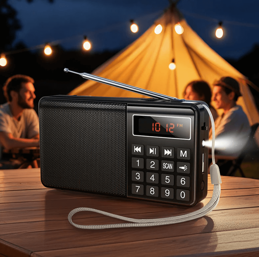 Hoco Mult Function Portable Radio with AM+FM Dual Mode