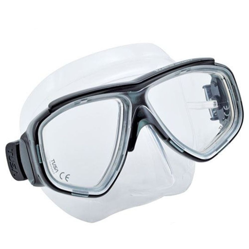 Tusa Splendive Adult Dive Mask- Corrective Lense Available Smoke No Special Lense