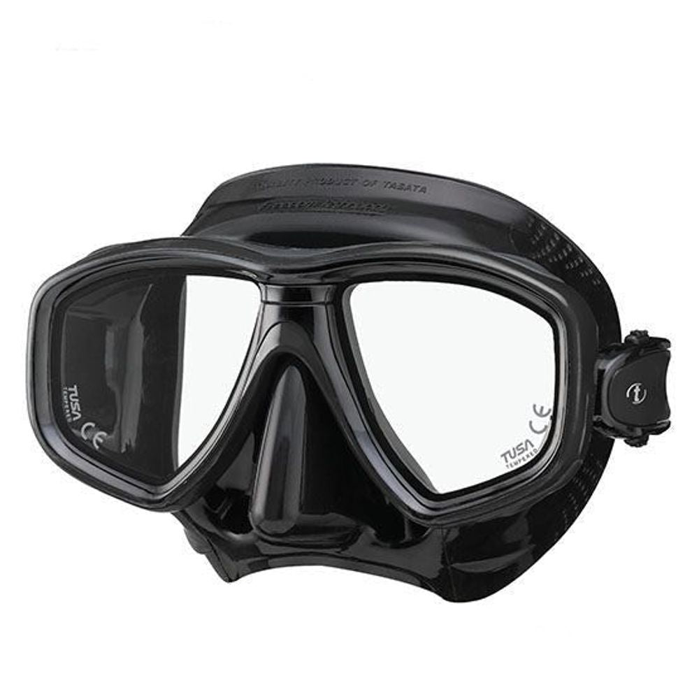 TUSA Freedom Ceos (M-212) diving mask including prescription lenses Black Black