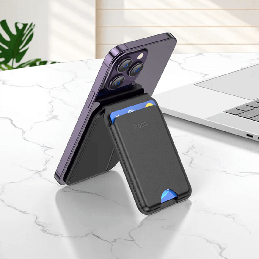 Leather Magnetic Multifunctional Card Holder – GT3