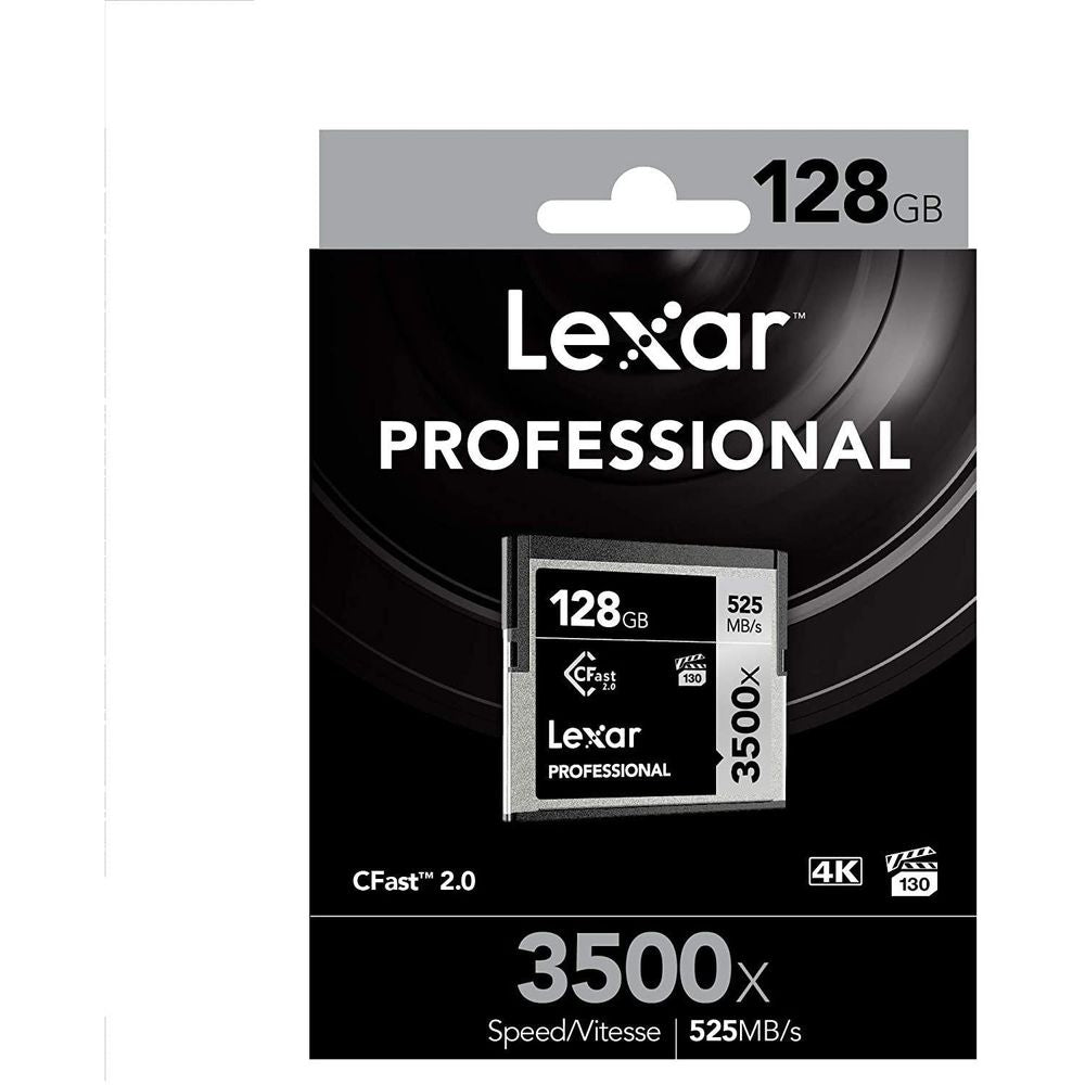 LEX-LC128CRBAP3500 - Lexar Professional 3500x 128GB CFast Compact Flash 2.0 Card*