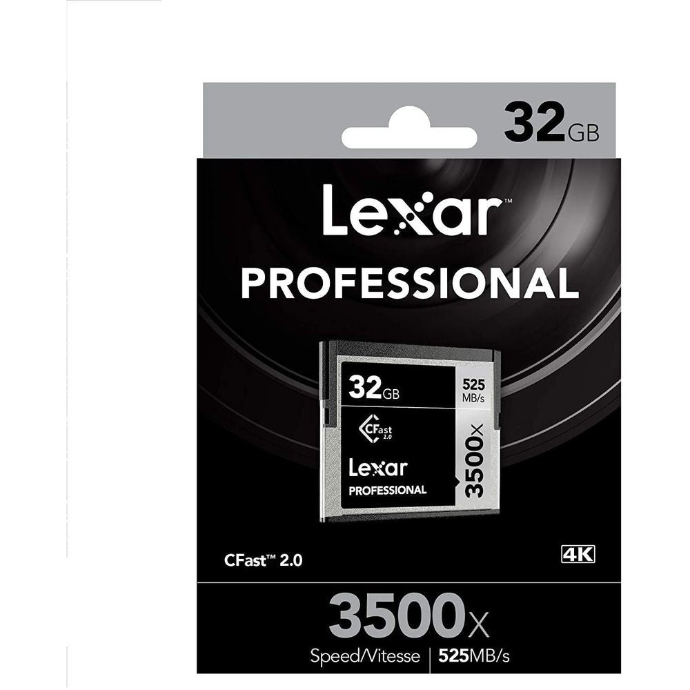 LEX-LC64GCRBAP3500 - Lexar Professional 3500x 64GB CFast Compact Flash 2.0 Card*