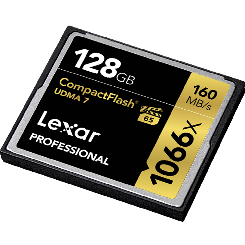 LEX-LCF128CRBAP1066 - Lexar Professional Compact Flash 1066X128GB