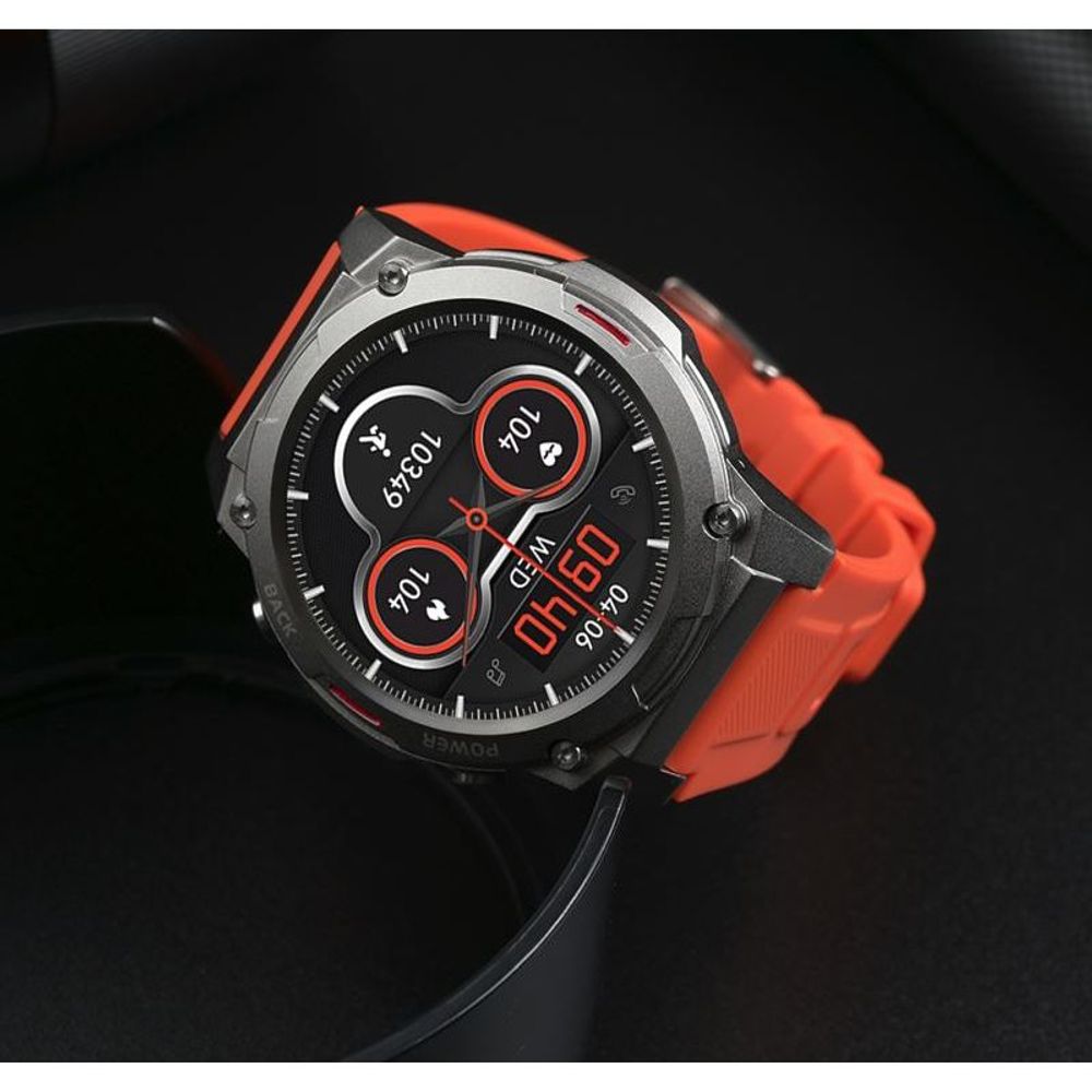 HIF81022 - HiFuture FutureGo MIX2 outdoor bluetooth calling smartwatch, 1.43 " AMOLED Display, Orange