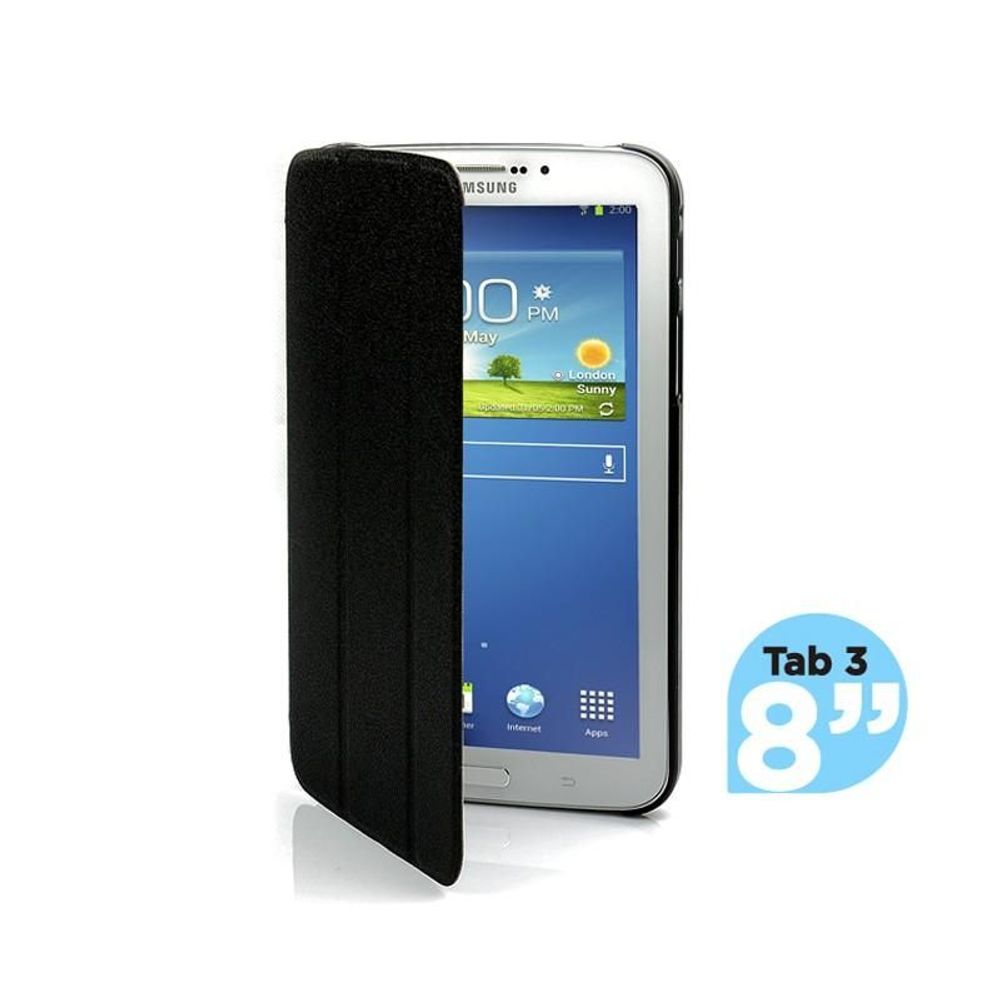 MB-CAS-T38-BLK - mbeat Samsung Galaxy Tab 3, 8 inch Ultra Slim Triple Fold Case Cover - Black