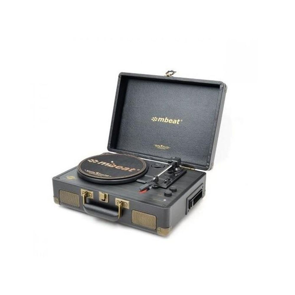 MB-TR166BLK - mbeat Uptown Retro Turntable with Bluetooth Streaming & Cassette Player